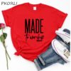 Psalm 95: 1 Made To Worship Christian T Shirt Women Religious T-Shirts Casual Unisex Cotton Faith Tshirts Funny Graphic Tees