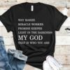 Way Maker Miracle Worker Women Tshirt Cotton Tumblr Christian T Shirt Causal Short Sleeve God Tops Bible Verse Tees Dropshipping