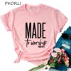 Psalm 95: 1 Made To Worship Christian T Shirt Women Religious T-Shirts Casual Unisex Cotton Faith Tshirts Funny Graphic Tees
